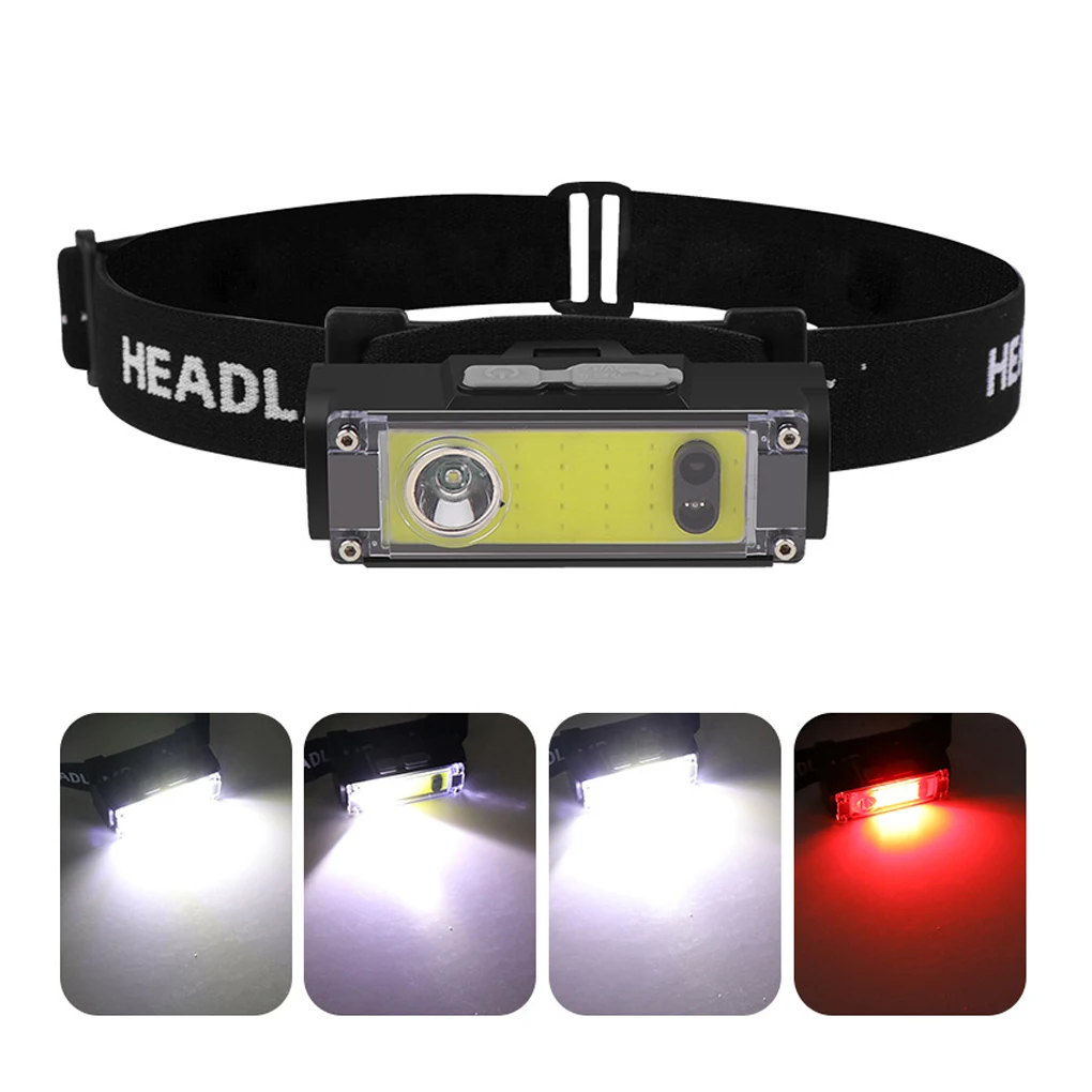 

Headlamp USB Rechargeable Climbing Head Light Emergency Lighting Lamp