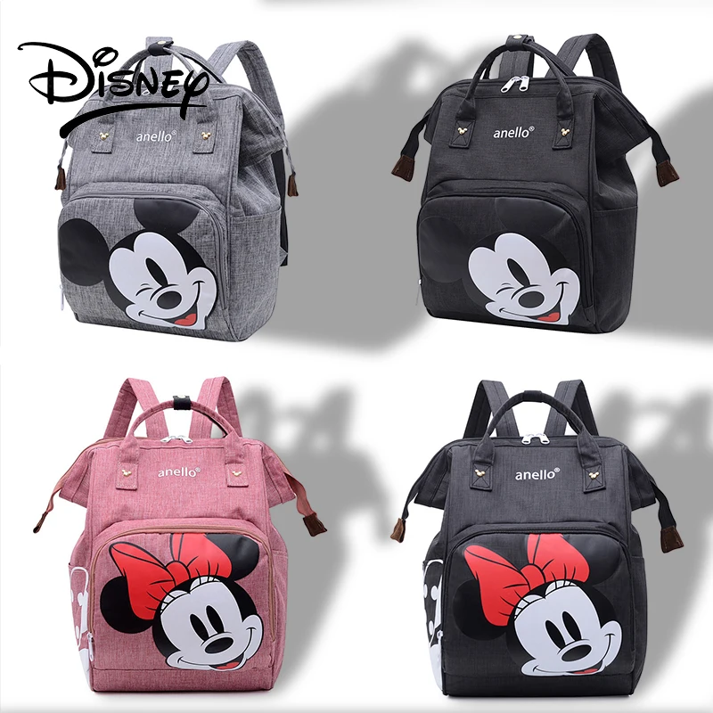 

Disney 2022 Mommy Bag Multi-function Mickey Mouse Diaper Bag Backpack Fashion Large Capacity Baby Bags Travel Bag For Stroller