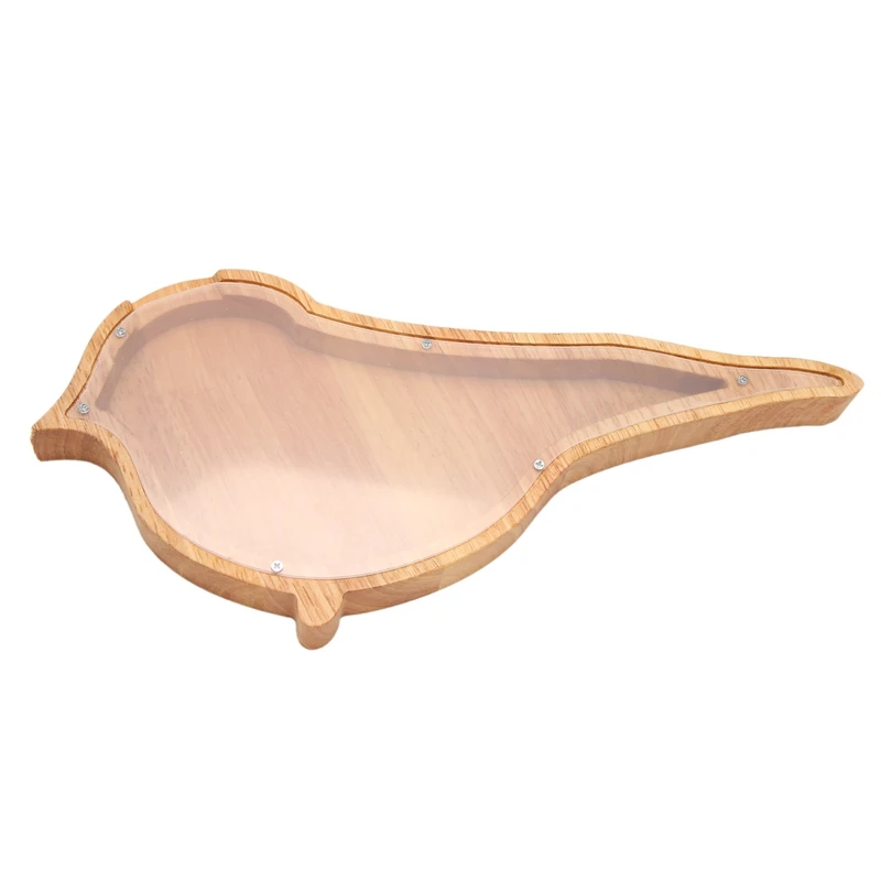 Птичья копилка креативная мультяшная сосновая прозрачное украшение подарочное