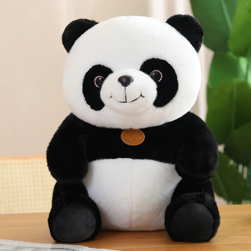 

Милая плюшевая игрушка панда в виде супер животного, подарок на день рождения, Рождество, детский подарок, мягкие игрушки для детей
