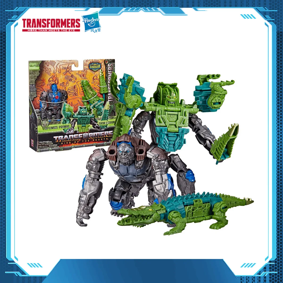 

【Pre-Order】2023/05 Hasbro Transformers 7 Rise of the Beasts Alliance Combiner Optimus Primal Skull Action Figure Toys Gift F4619