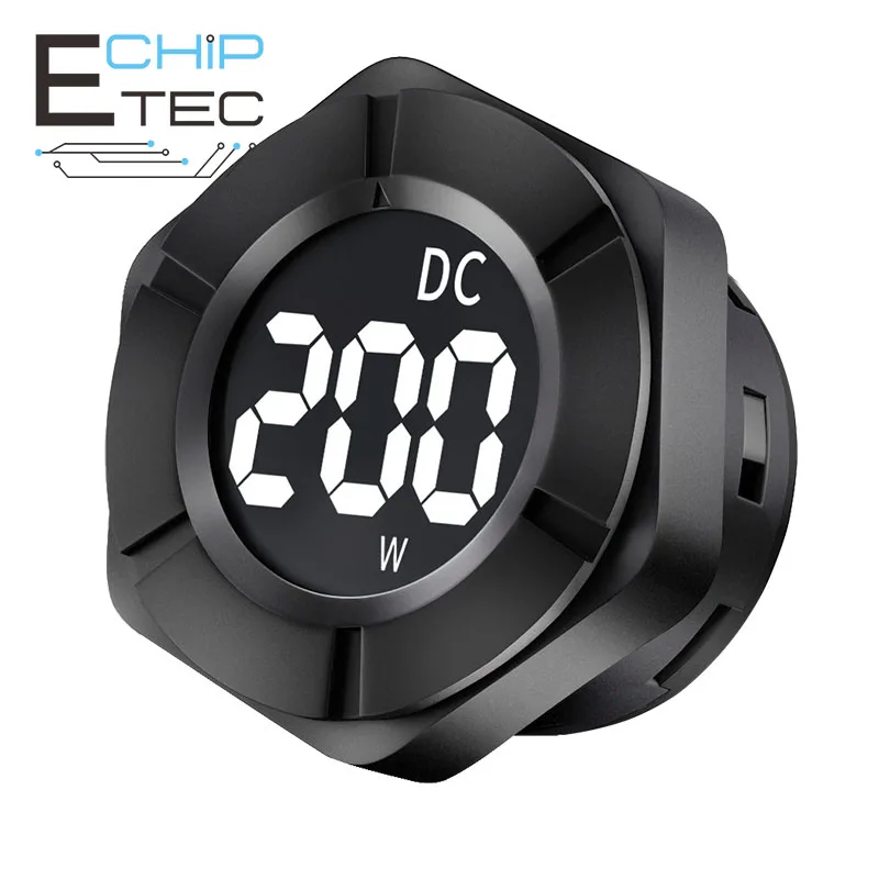 

Free shipping PZEM-019W 0-300V 10A 100A Round LCD Power Meter Digital Wattmeter DC Voltage Reverse Protection with 100A Shunt