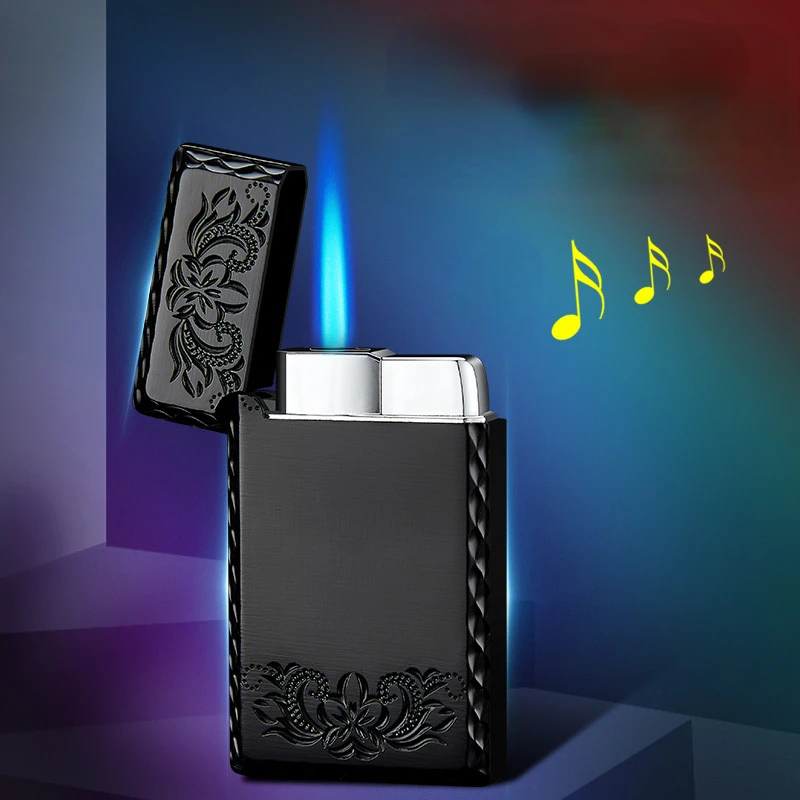High Fire Blue Flame Windproof Lighter Personality Lighter