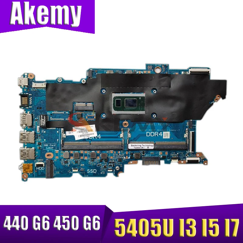 

440 G6 450 G6 DAX8JMB16E0 DA0X8JMB8E0 motherboard for hp 440 G6 450 G6 Laptop mainboard with 5405U I3 I5 I7 8th Gen CPU
