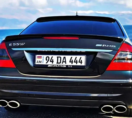 Задний спойлер багажника автомобиля внешняя часть задний крыло для Mercedes-Benz W211