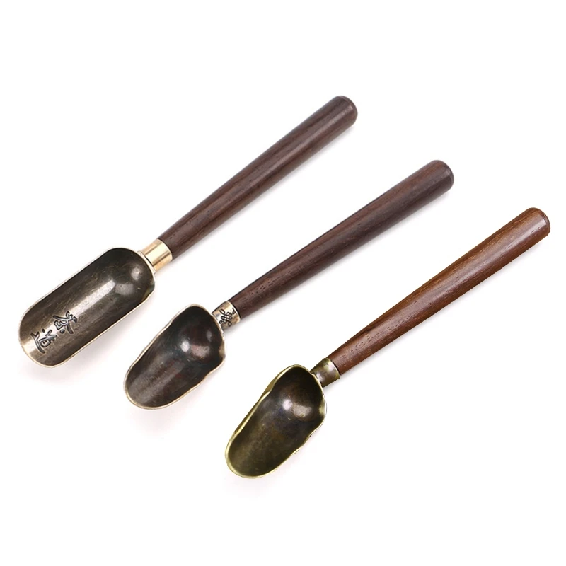 

Chinese Tea Spoon Alloy Tea Scoop Spoon Tea Leaves Chooser Holder High Quality Dropship