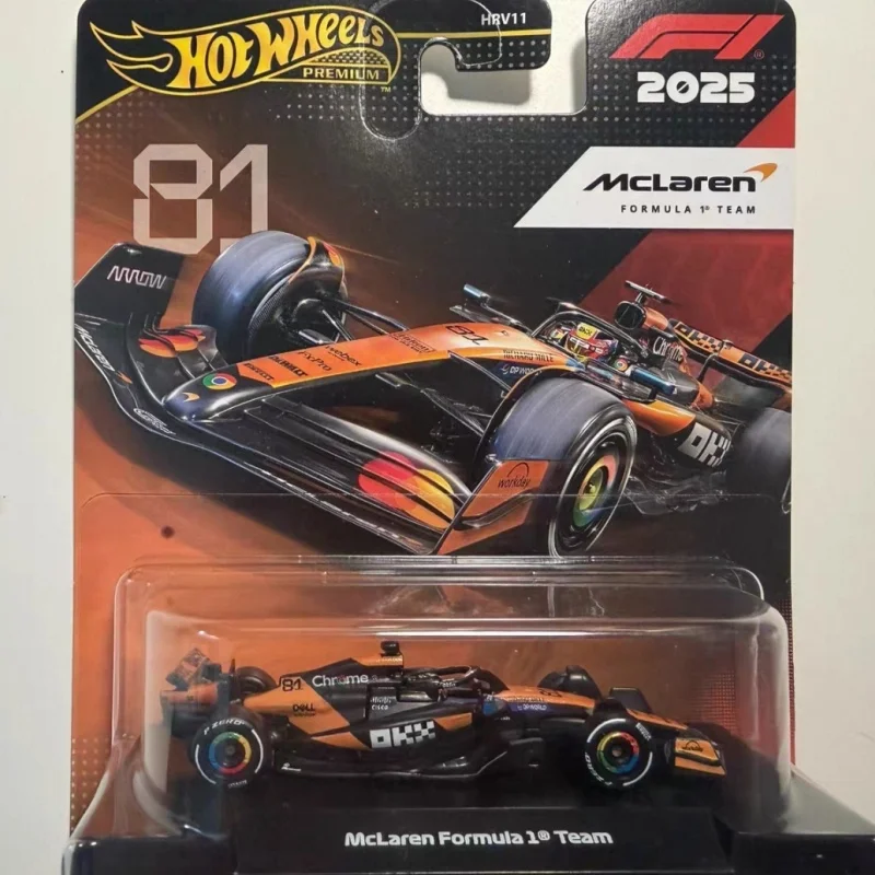 Новинка! Коллекционная модель Hot Wheels Premium F1 Racing Car Gold Label Limited Edition 2025: McLaren, Mercedes, Honda (HRV11) — Лимитированная серия, литые машинки. (art.: 3920dc75df271) - 3920dc75df271