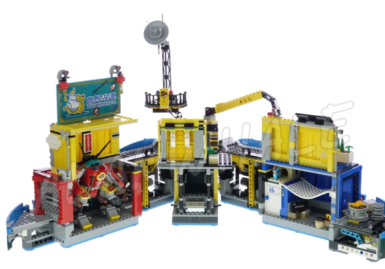 2001 шт. Monkie Kid Team Secret HQ Ship Bull Clones Assault Boat Workshop Mech 11546 Строительные блоки Игрушки