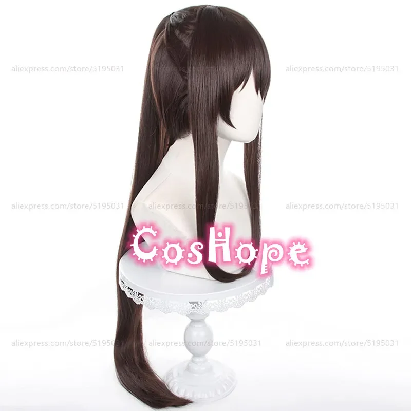Sagiri yamaesomon парик для косплея 100 см длинные волосы с хвостиком темно-коричневый