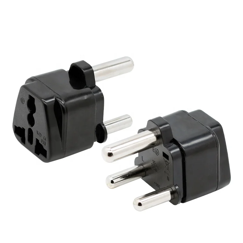 

Universal EU Power Plug Female Adapter To 3PIN Big South Africa Converter Connector