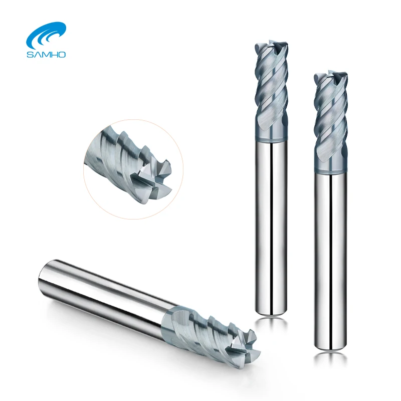 

SAMHO CNC Corner Radius Tungsten Carbide CNC Mill End Cutter Milling Cutter for Prehardened Steels