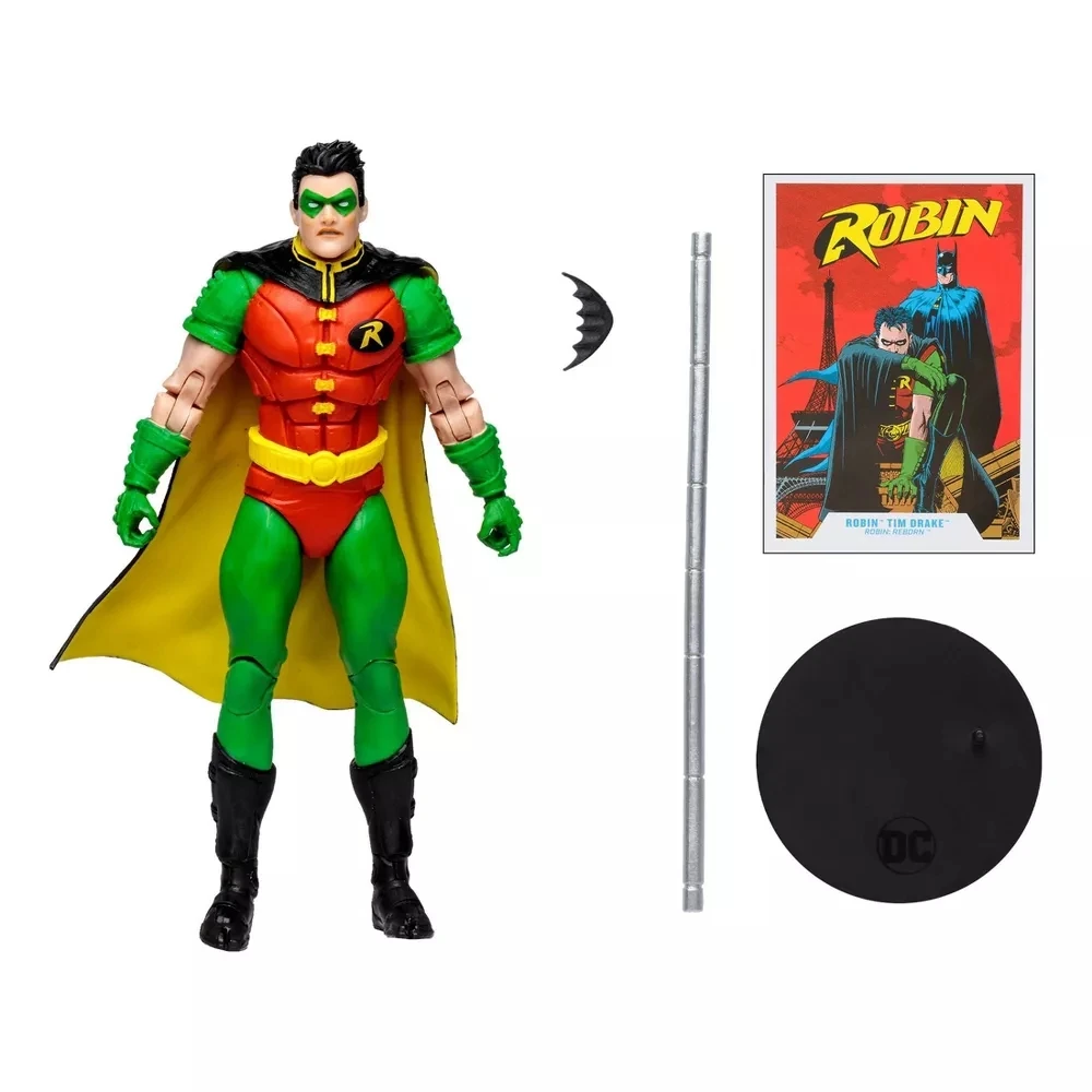 

Оригинальная экшн-фигурка из ПВХ игрушки McFarlane DC Comics, 7 дюймов, Робин Тим Дрейк, Супермен, МакФарлейн, коллекционные игрушки, подарки