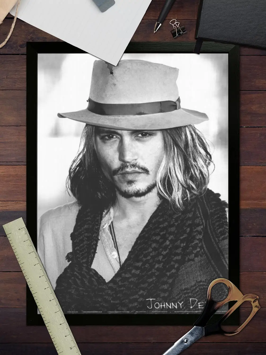 Художественный постер Johnny Depp на холсте