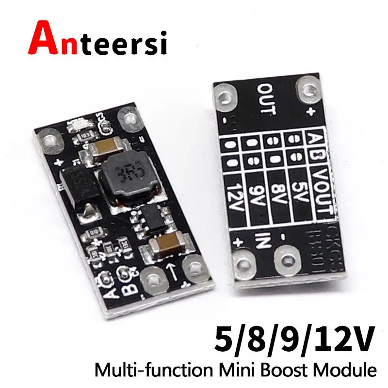 

Мини-адаптер для повышения яркости 3 в 3,2 в 3,3 В 3,7 в 5 в 9 В до 12 В