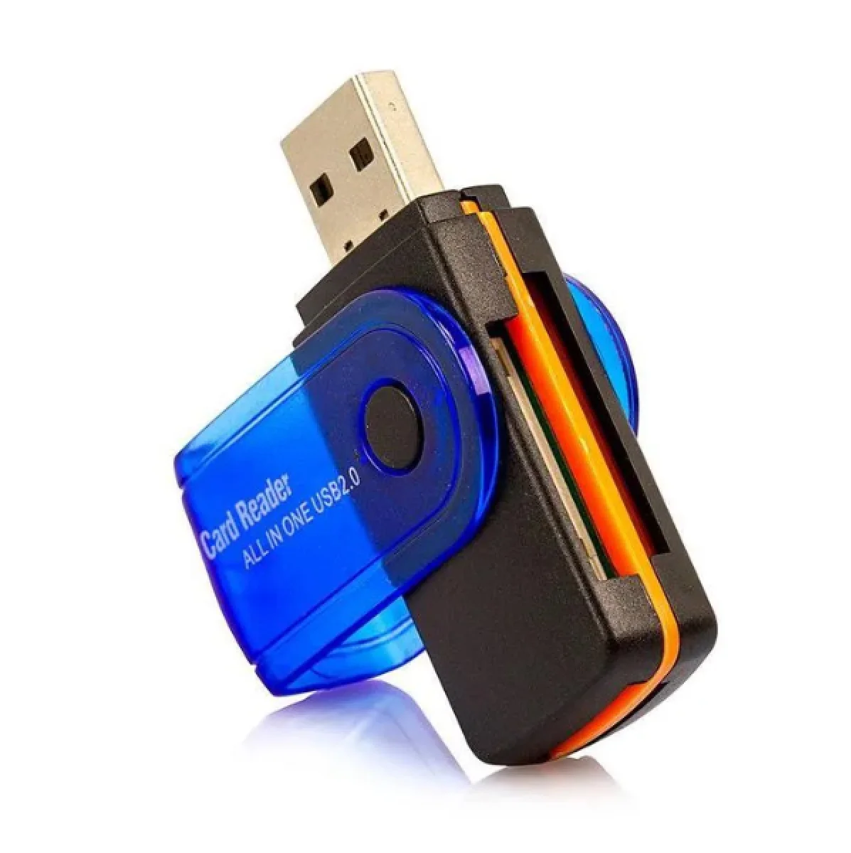 

Leitor De Cartao Universal 7X1 Micro Sd Mmc Rs-Mmc Mini Sd