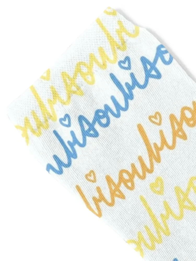 Носки Rainbow Bisou носки в стиле хип-хоп для женщин и мужчин