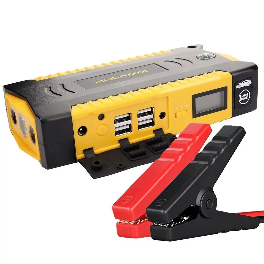 

Factory wholesale car battery jumper cables 12V 16V 19V 15000mAh car jump starter power bank