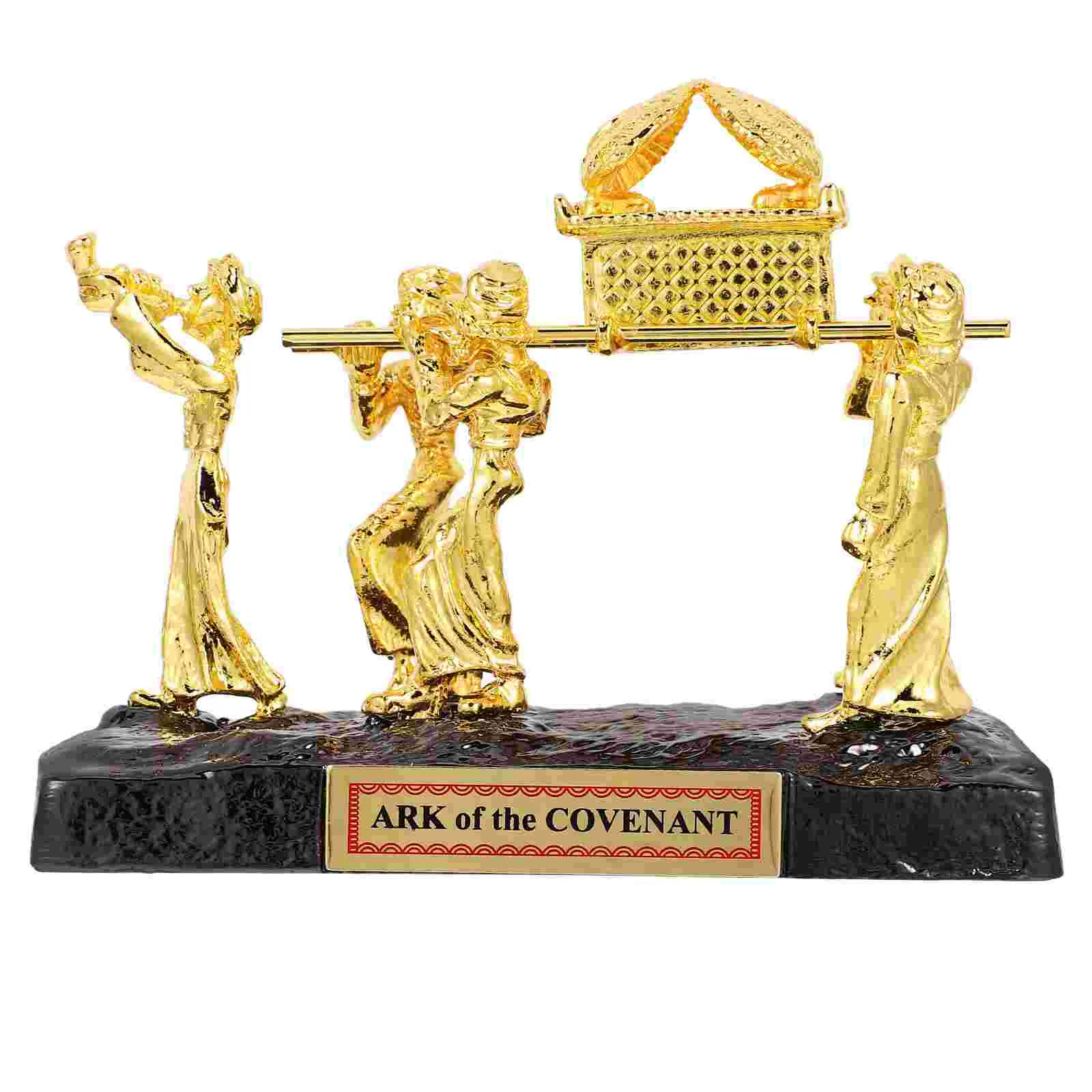 Пять мужчин носить ковчег Заветт фигурка модель Израиля домашний декор металл