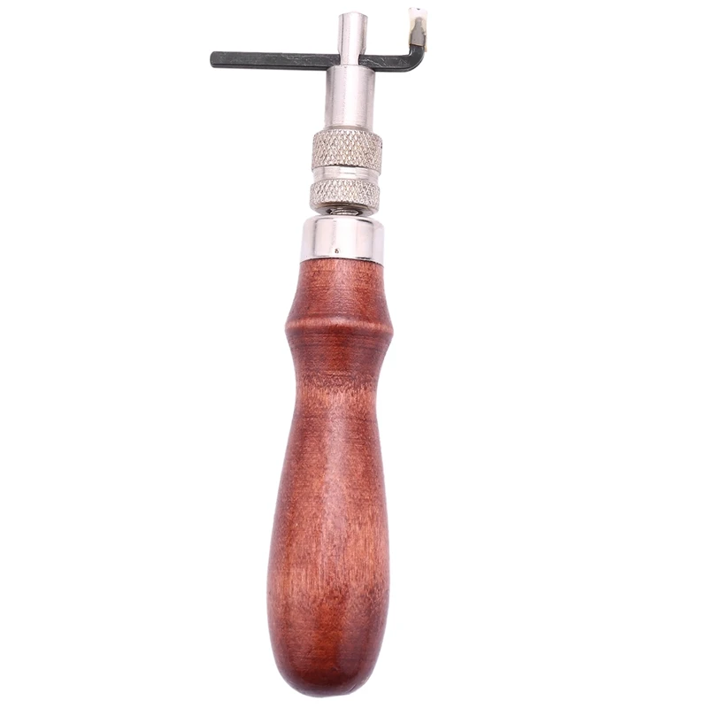 

Solid Adjustable Pro Stitching Groover And Creasing Edge Beveler Leathercraft Sets To Sew Crease Leather Craft Tool
