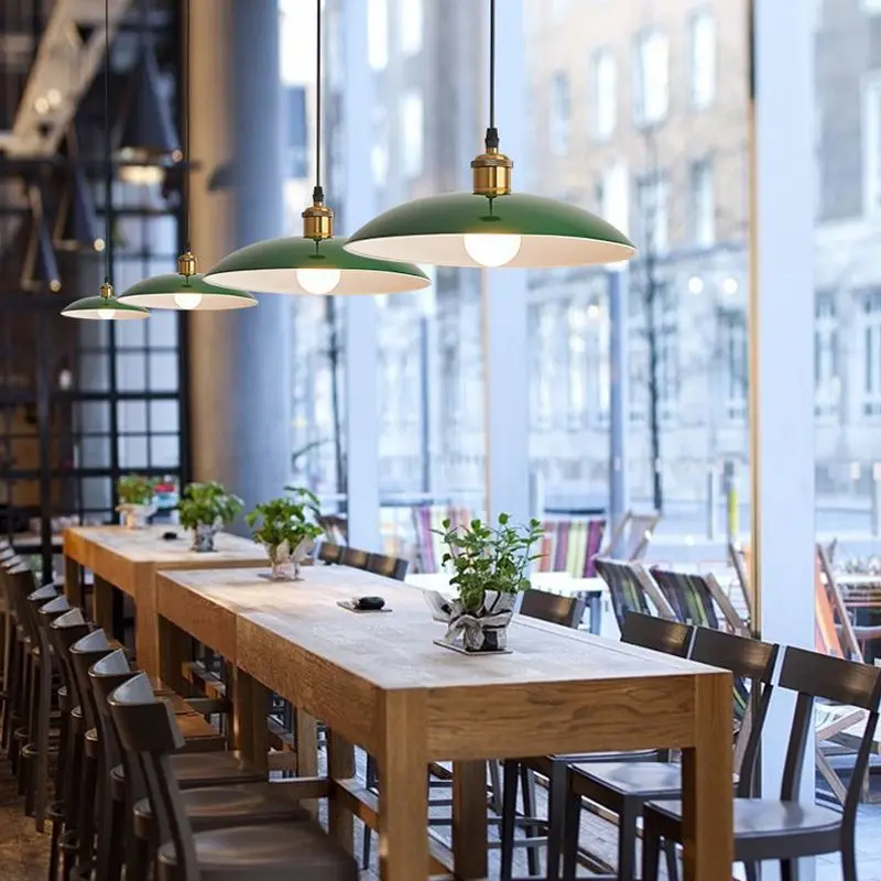 Металлический подвесной светильник