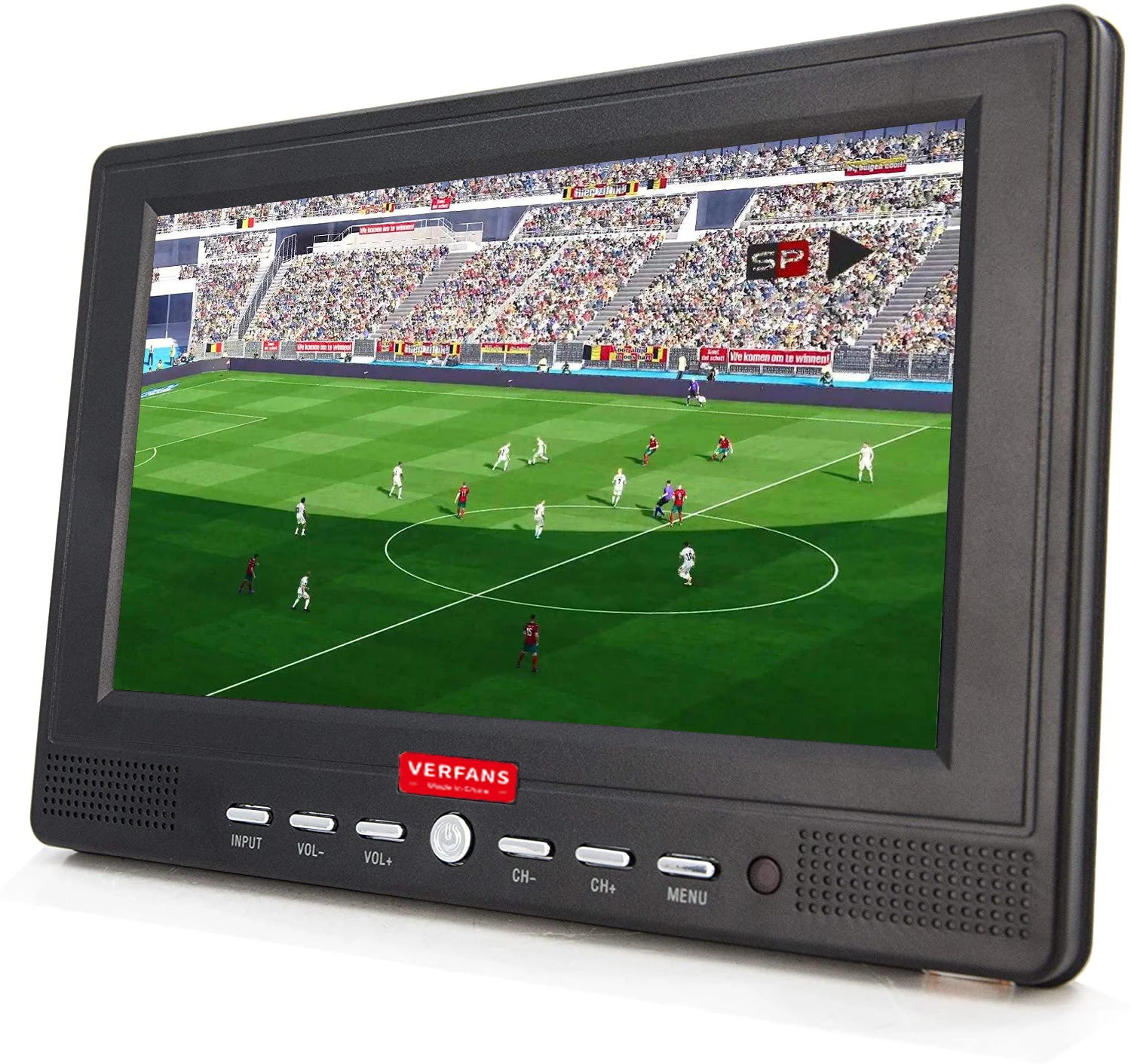 Портативный ТВ-DVB-T2 7 дюймов ATSC ISDB-T цифроаналоговое телевидение TFT LCD HD TV поддержка