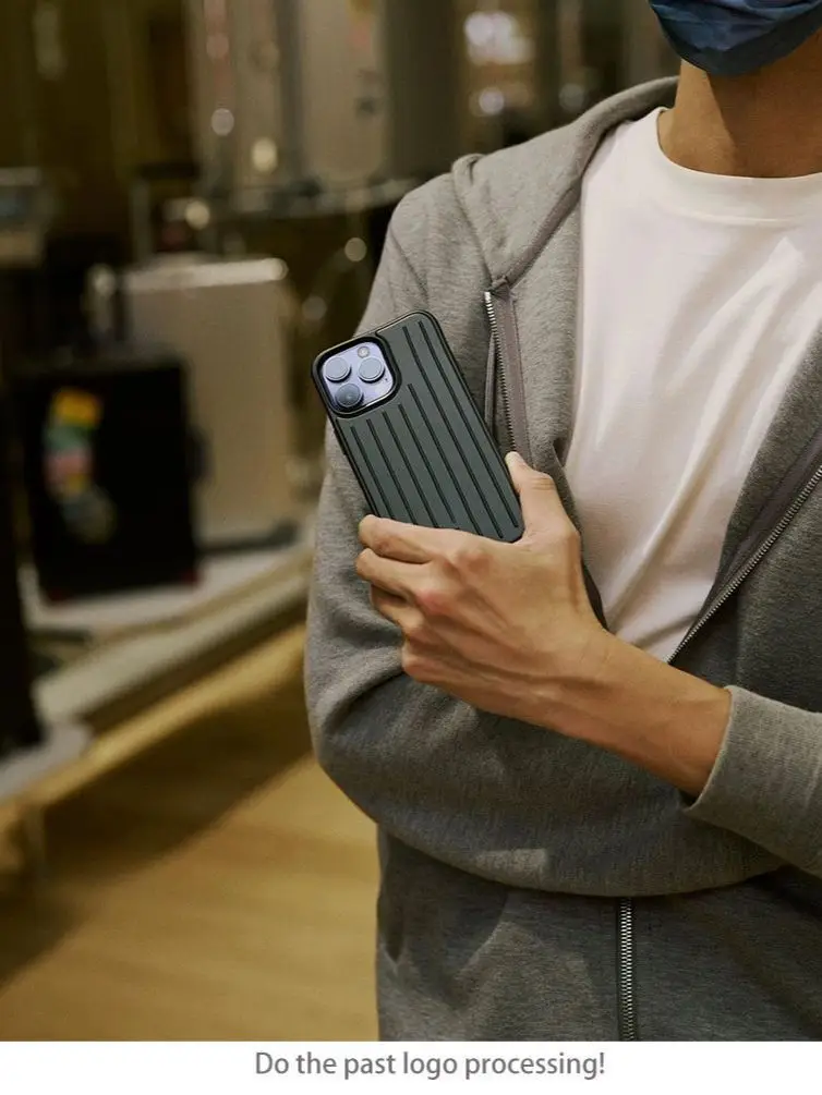 Suitcase Simple Black Phone case iPhone 14 ProMax 13pro 13 14pro 12promax 12pro 13promax Fashion Shockproof case