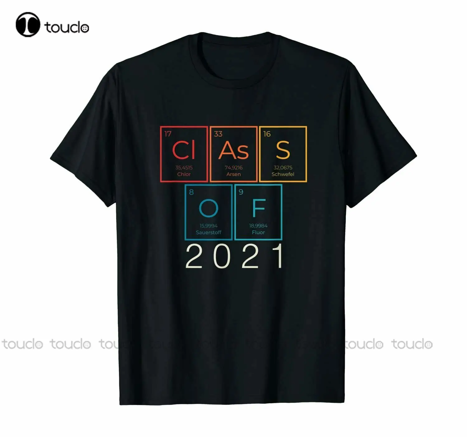 

Vintage Class Of 2021 Graduate Senior Science Chemistry Gift T-Shirt Unisex Women Men Tee Shirt