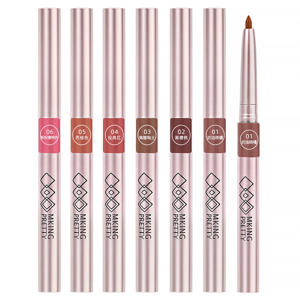 

Safe Ingredients Lip Liner Easy To Color Anti-stain Formula Cozy Odorless Define Your Lip Contour Beauty Essential Antifouling