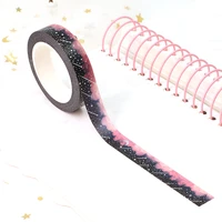 2022 new 1pc 10mm10m decorative foil starry sky stars washi tape scrapbooking stationery office supply masking tape