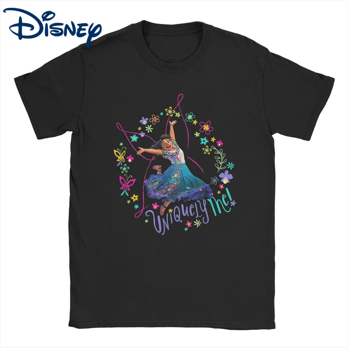 

Футболка из хлопка для мужчин и женщин, с изображением розовой бабочки