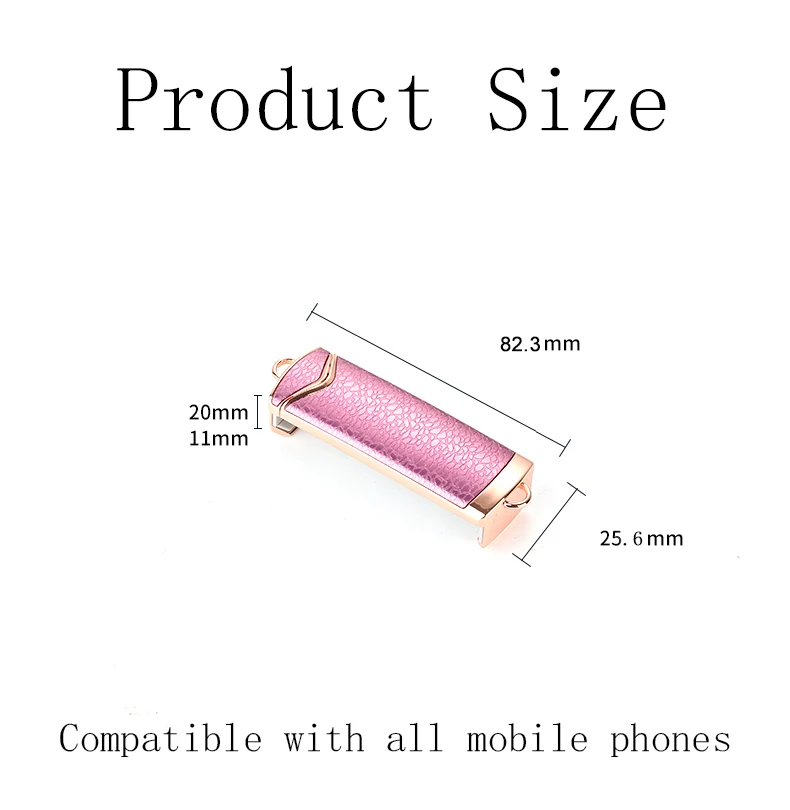 Mobile Phone Crossbody Chain Stand Back Clip Holder , Detachable Lanyard Neck Strap, Compatible with Smartphones