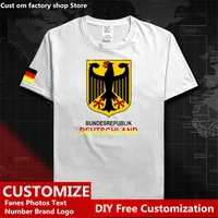 germany deutschland country t shirt custom jersey fans diy name number logo high street fashion loose casual t shirt