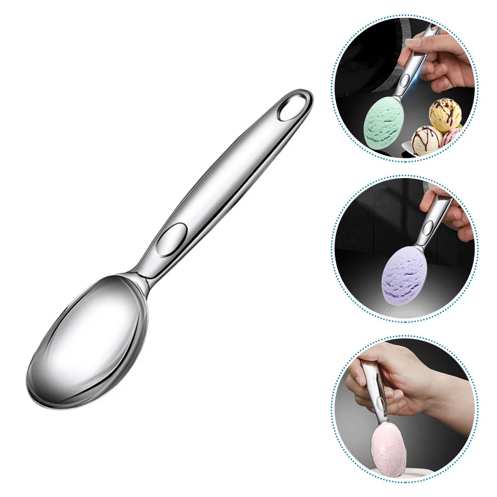 

1 шт. креативный совок для мороженого изысканный Совок из нержавеющей стали (серебристый)
