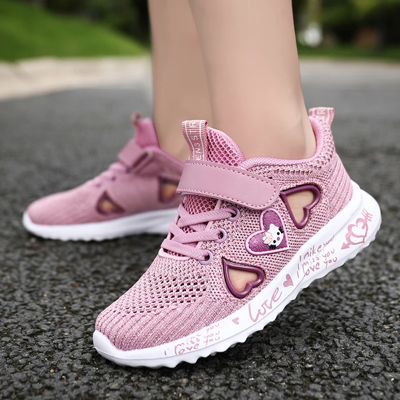 

2021 Girls Casual Lightweight Mesh Sneakers