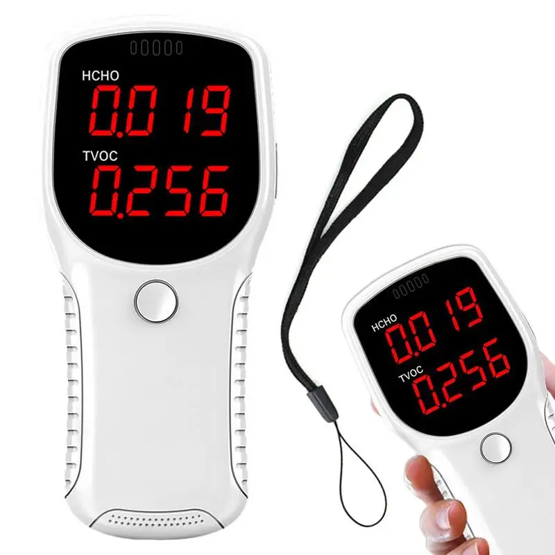 

Air Quality Monitor For HCHO TVOC TVOC Indoor Air Pollution Tester Formaldehyde Detector Indoor HCHO Detector For Home Factory
