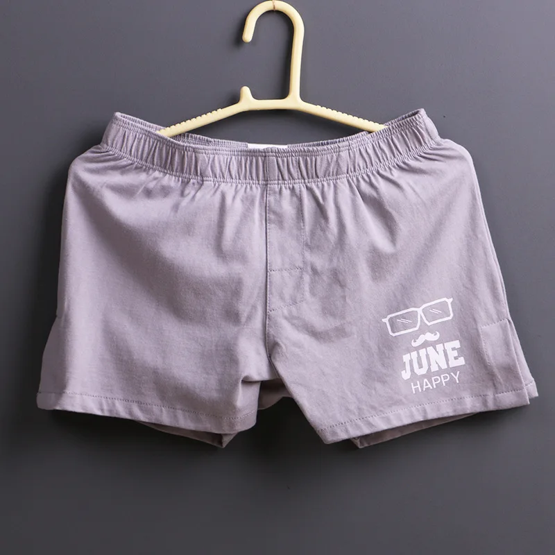 Men Cotton Boxers Fashion Letter Underpant Man Breathable Panties Sexy Underwear Plus Size M-3XL Boxer Shorts calzoncillos gay