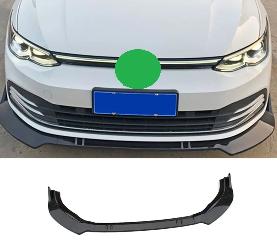 Передний бампер нижний боковой сплиттер спойлер корпус из углеродного волокна