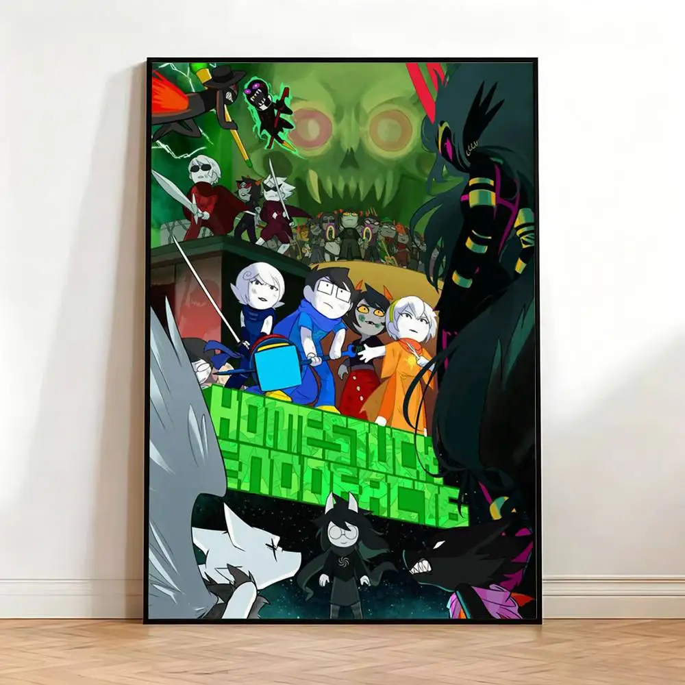 Фото Постер «Аниме H-Homestuck» высокого качества, эстетичное украшение для общежития и гостиной, настенные наклейки, подарок №5