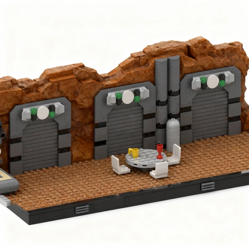 Набор строительных блоков MOC Star Battle Complete Saga Cantina, 1181 деталь, конструктор, рождественский подарок, творческая идея, развивающая игрушка (art.: 3920da4bb195e) - 3920da4bb195e