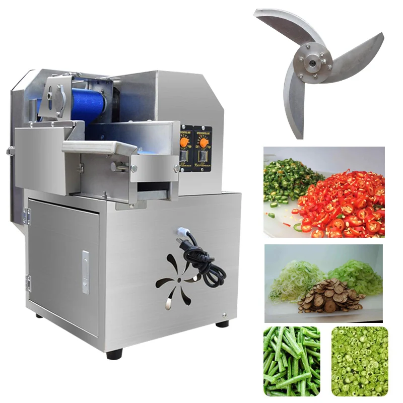 

Vegetable Slicing Shredding Machine For Chilli Potato Carrot Onion Commercial High-Power Vegetable Cutting Machine