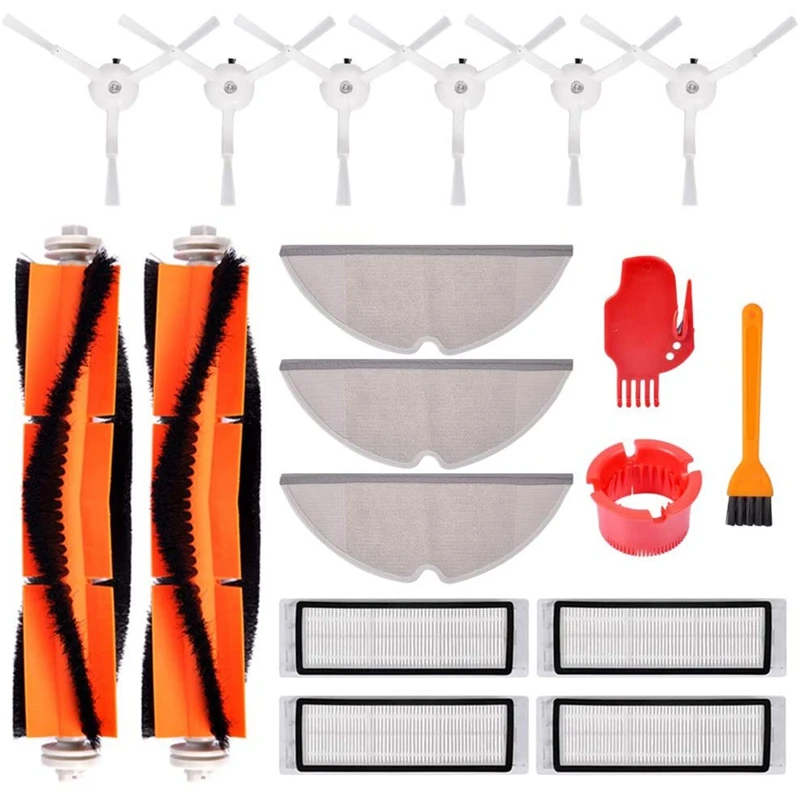 

18Pcs Accessory Kit For Xiaomi Mijia Roborock E35 E25 E20 S50 S5 S6 S51 Vacuum Cleaner Parts