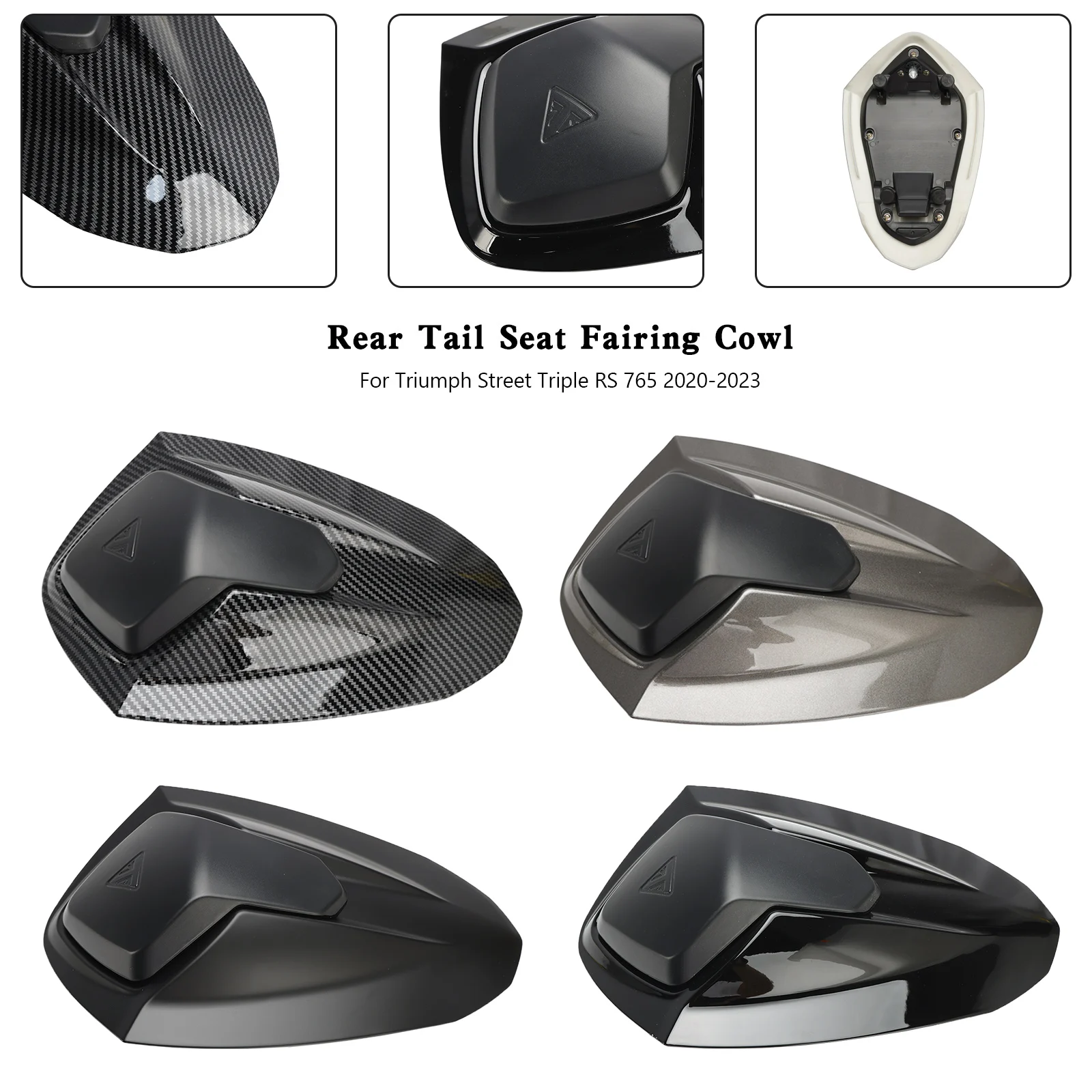 Обтекатель заднего сиденья Topteng для уличных тройных сидений RS 765 2020 2021 2022 2023 2024