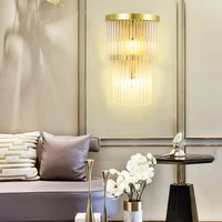 crystal new indoor decorative modern led wall lamps for bedroom bedside living study room corridor aisle home lights lighting