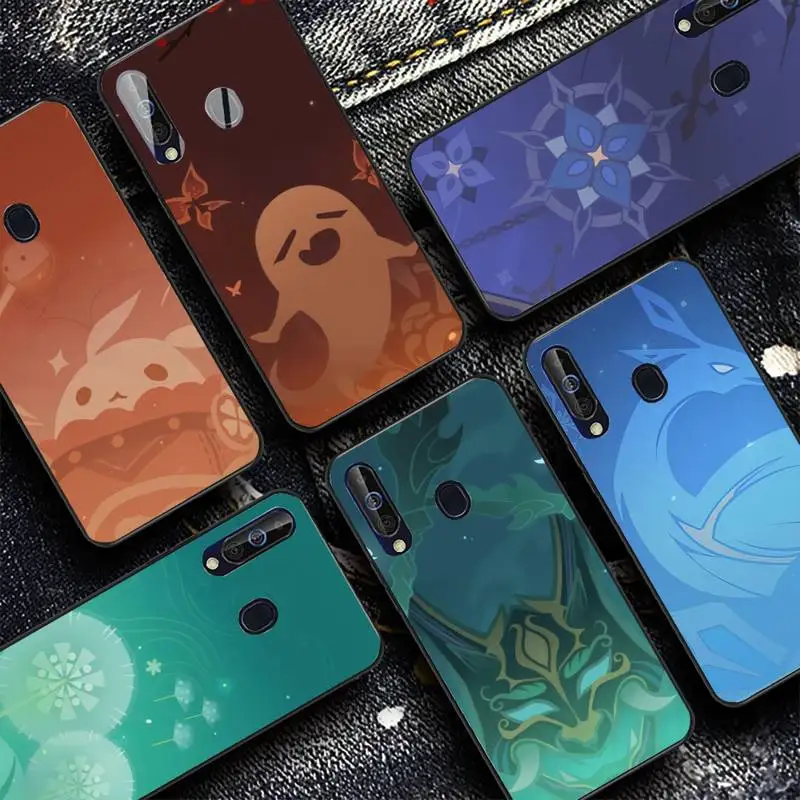 

Genshin Impact Logo Phone Case for Samsung A51 01 50 71 21S 70 31 40 30 10 20 S E 11 91 A7 A8 2018