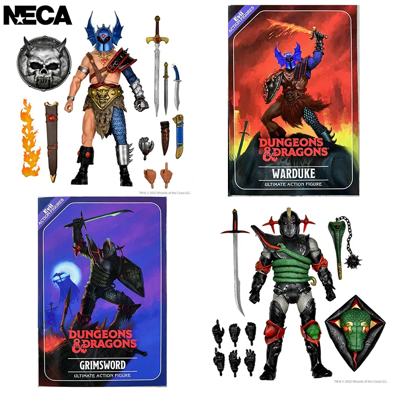 В наличии 100% Оригинальная фигурка NECA Подземелья и Драконы, потрясающая война, герк, экшн-фигурка экшн-героя из аниме, экшн-коллекция, игрушки