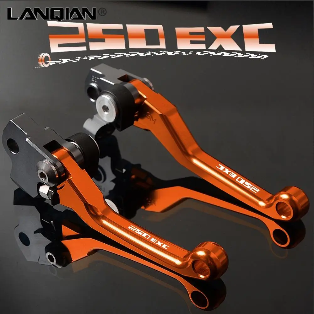 

For 250 EXC EXCF Motorcycle Dirt Pit Bike Motocross Pivot Brake Clutch Levers 250EXC 250 EXCF EXC-F SIX DAYS 2003-2018 2017