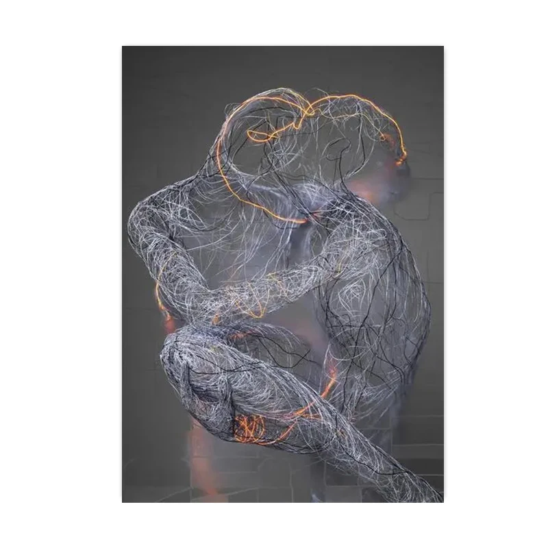 Печать на холсте WJWANG, современный стиль