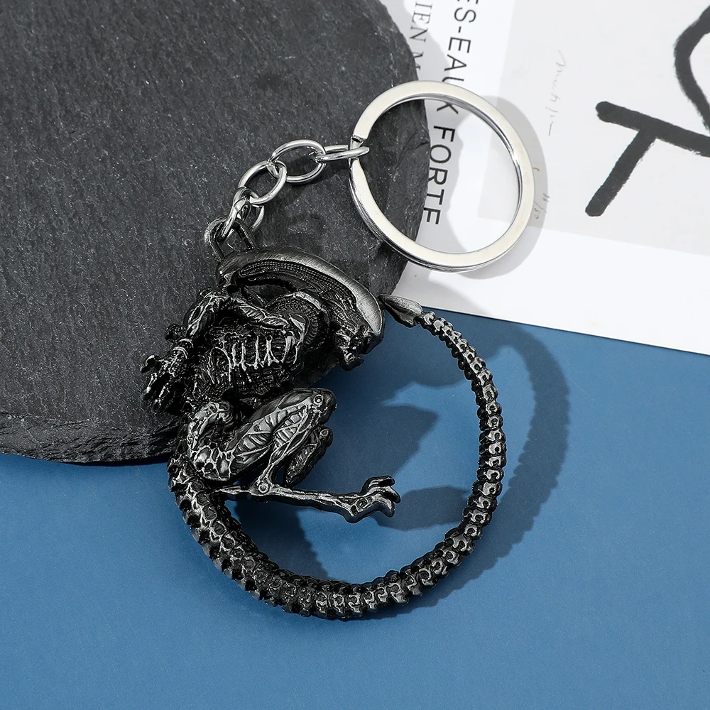 Брелок для ключей Alien Predator AVP мужской аксессуар в подарок с рисунком