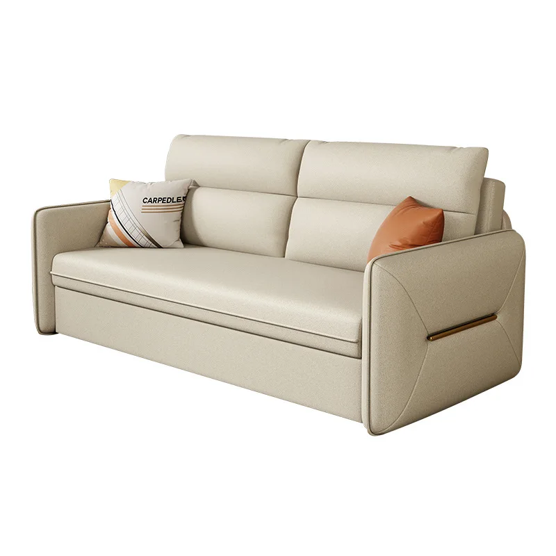 Высококачественный кожаный диван для научных технологий складной механизм