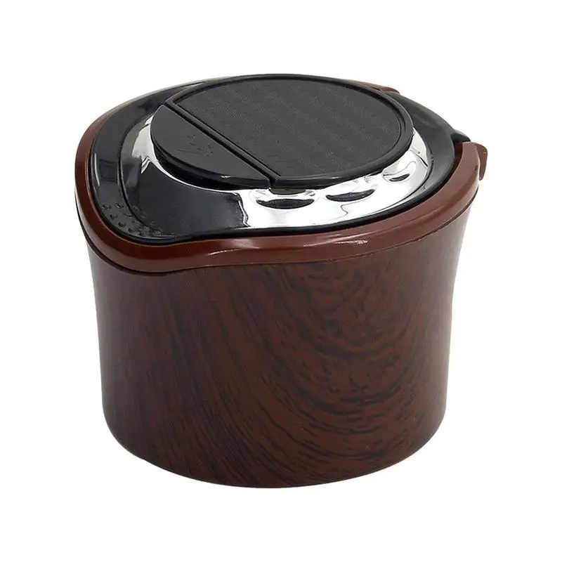 

Smokeless Ashtray Mini Automotive Ash Tray Portable Smokeless Ash Containers For Most Auto Truck Cup Holder Home Office With Lid